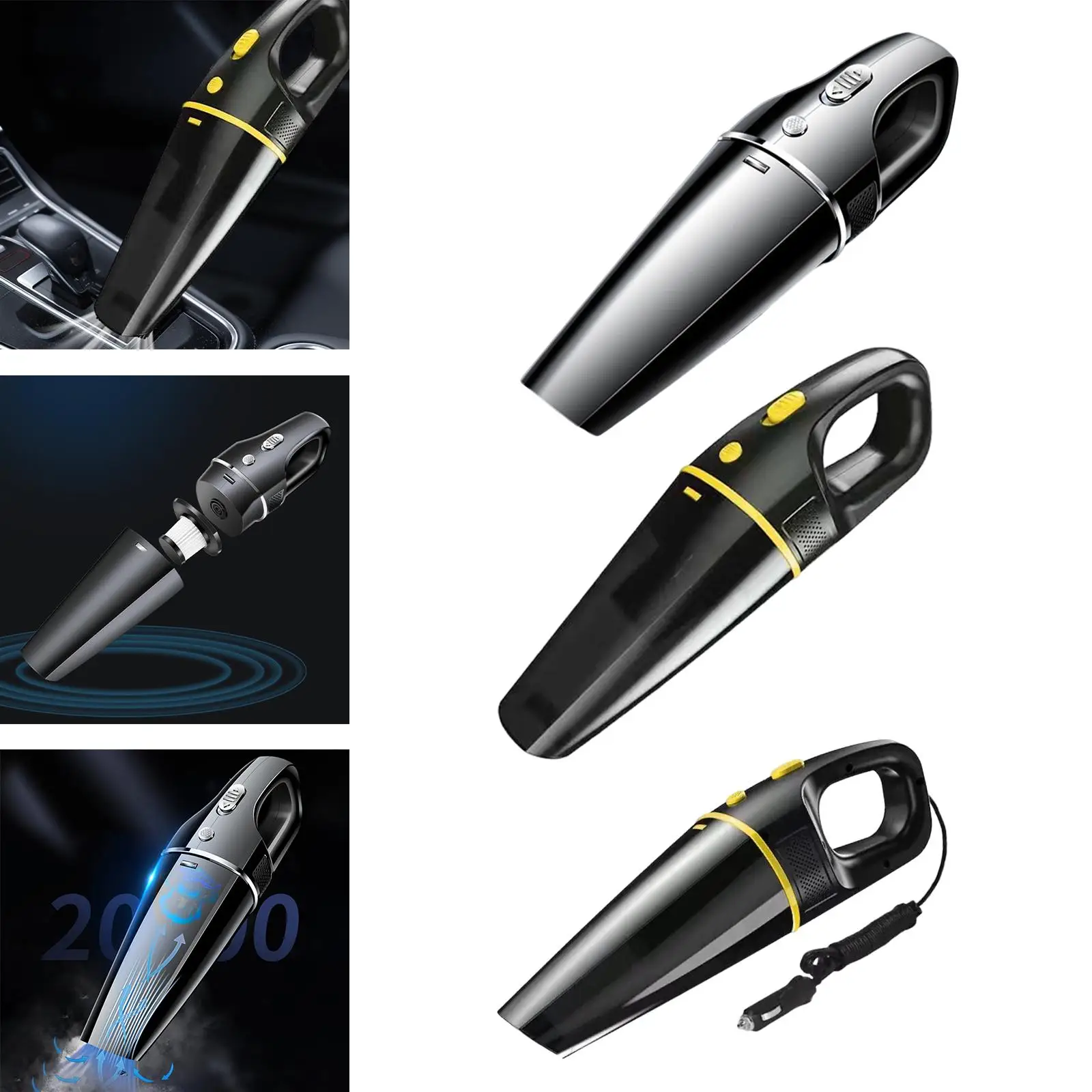 Aspirapolvere ricaricabile senza fili con forte aspirazione per guscio antipolvere fuliggine