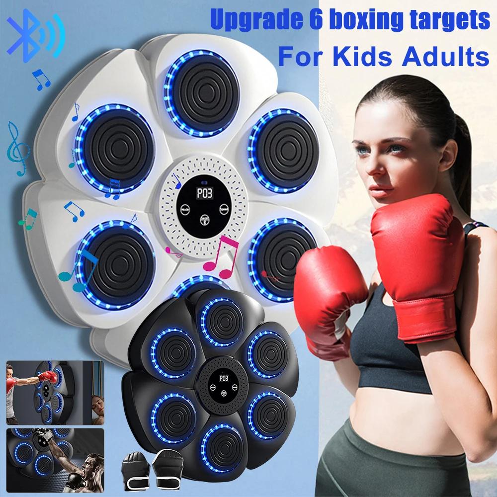 Smart Music Boxing Machine per bambini adulti boxe Trainer Home Exercise Training sport Fitness Musical Boxing Wall Target