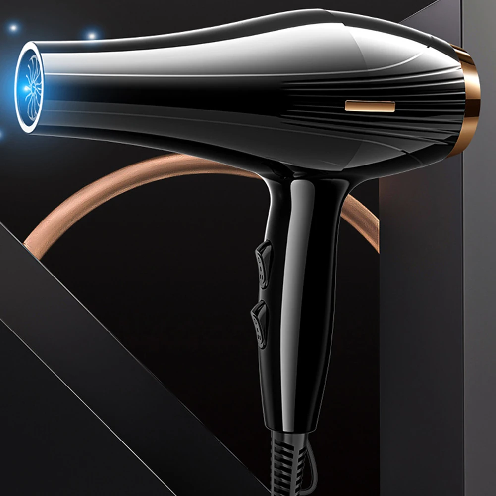220V Haartrockner Professioneller 2200W Leistungsstarker Föhn mit Bürste für Friseure und Salons – Detail 5