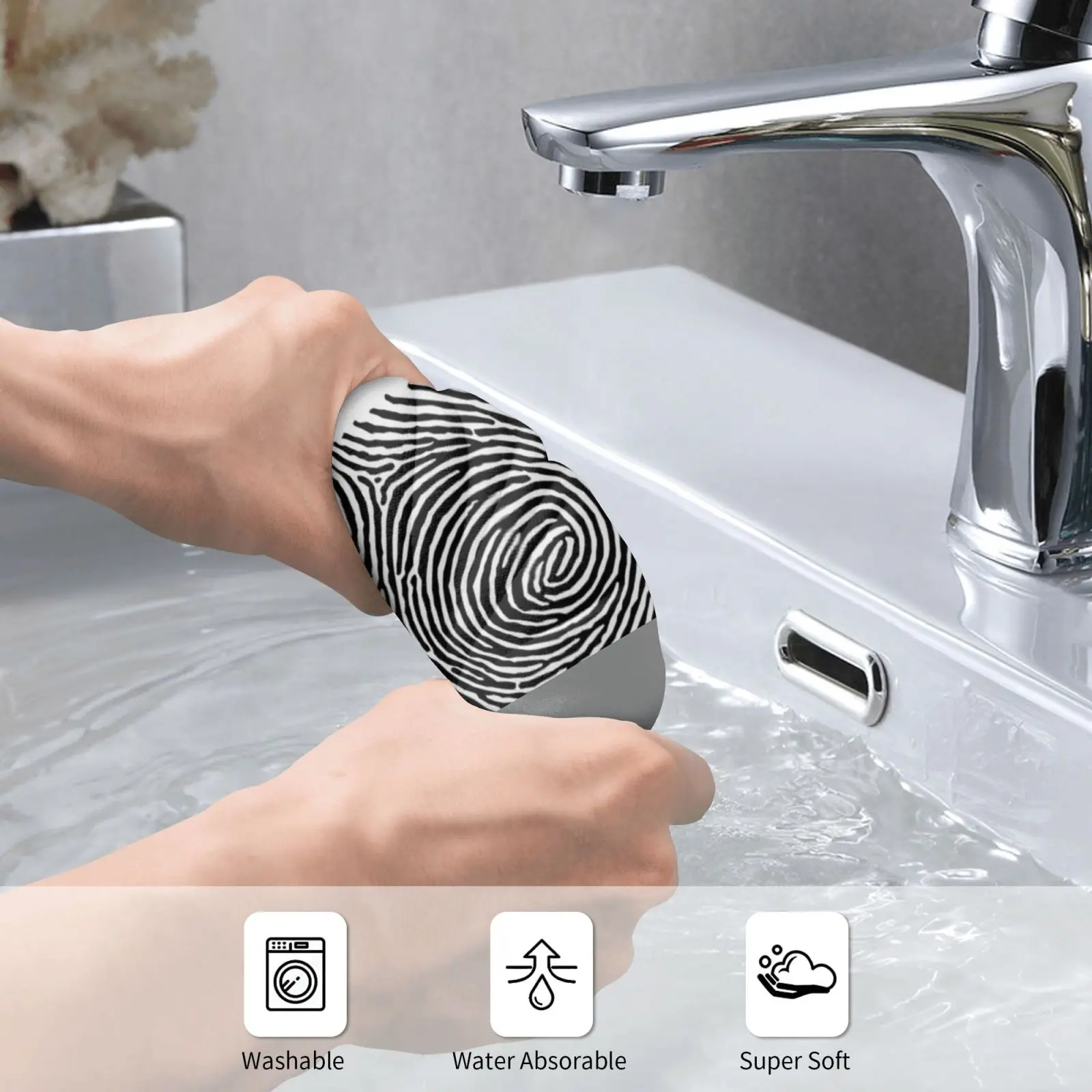 Fingerprint Csi Crime Scene Custom Towel Bath Towel Fingerprint Forensic Forensics Csi Detective Police