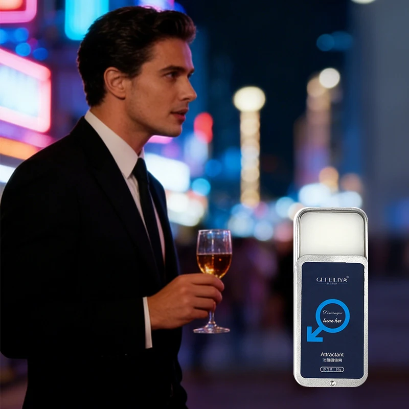 Balm Sólido de Fragrância de Feromônio Unissex para Mulheres e Homens, Sem Álcool, Fragrância Duradoura e Desodorante, Portátil 10g