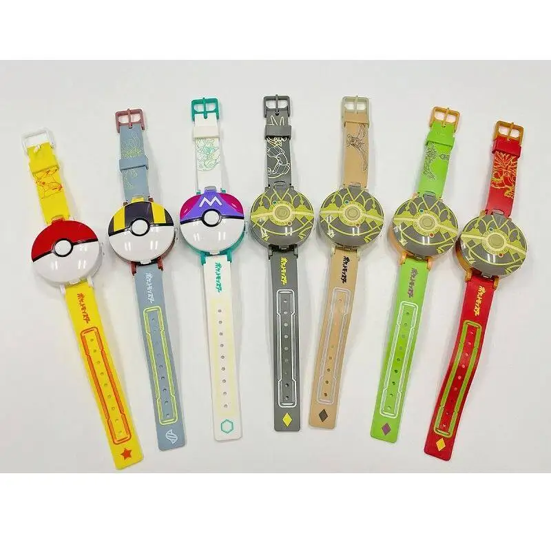 Takara Tomy Pokemon Pokeball Electronic Flip Watch Vol 2 Rayquaza Lapras‌ Novelty Gashapon Capsule Toy Watch Toys For Boys view 6