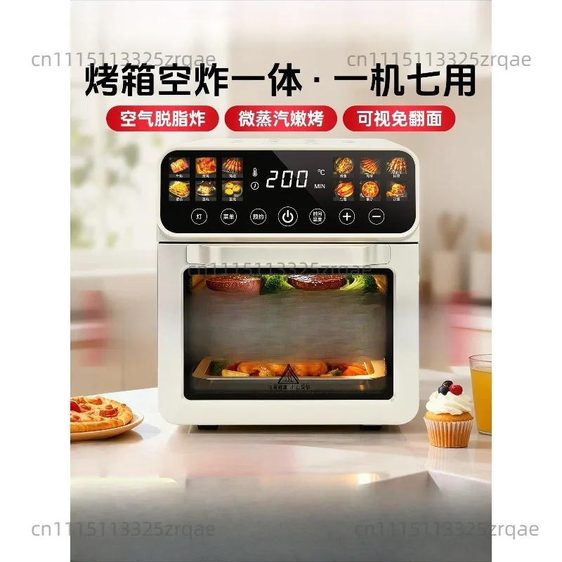 3 In 1 Air Fryer Oven Microwave Multifunction Cooker Baking Roasting Frying Electric Kitchen Appliance Large Capacity Smart