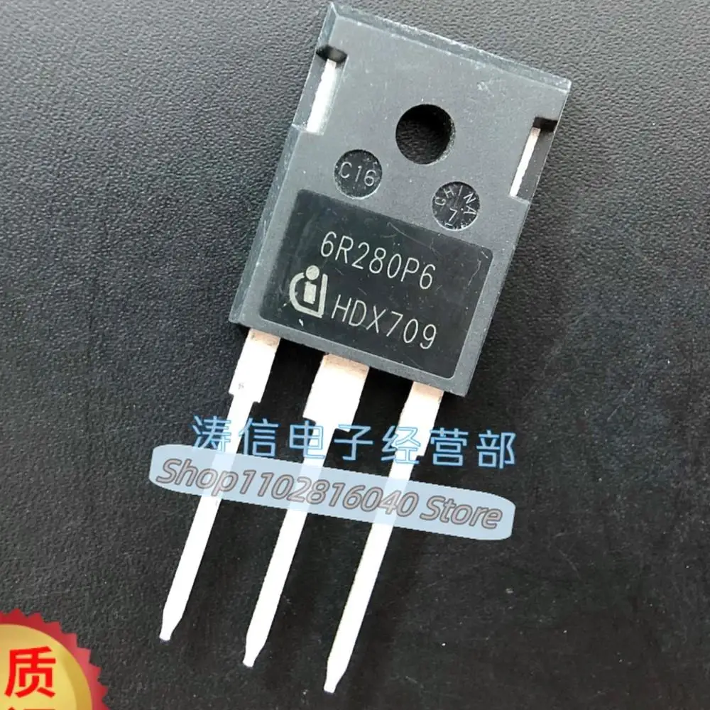 10PCS/Lot IPW60R280P6  6R280P6 TO-247 650V39A MOS Best Quality Imported Original Spot