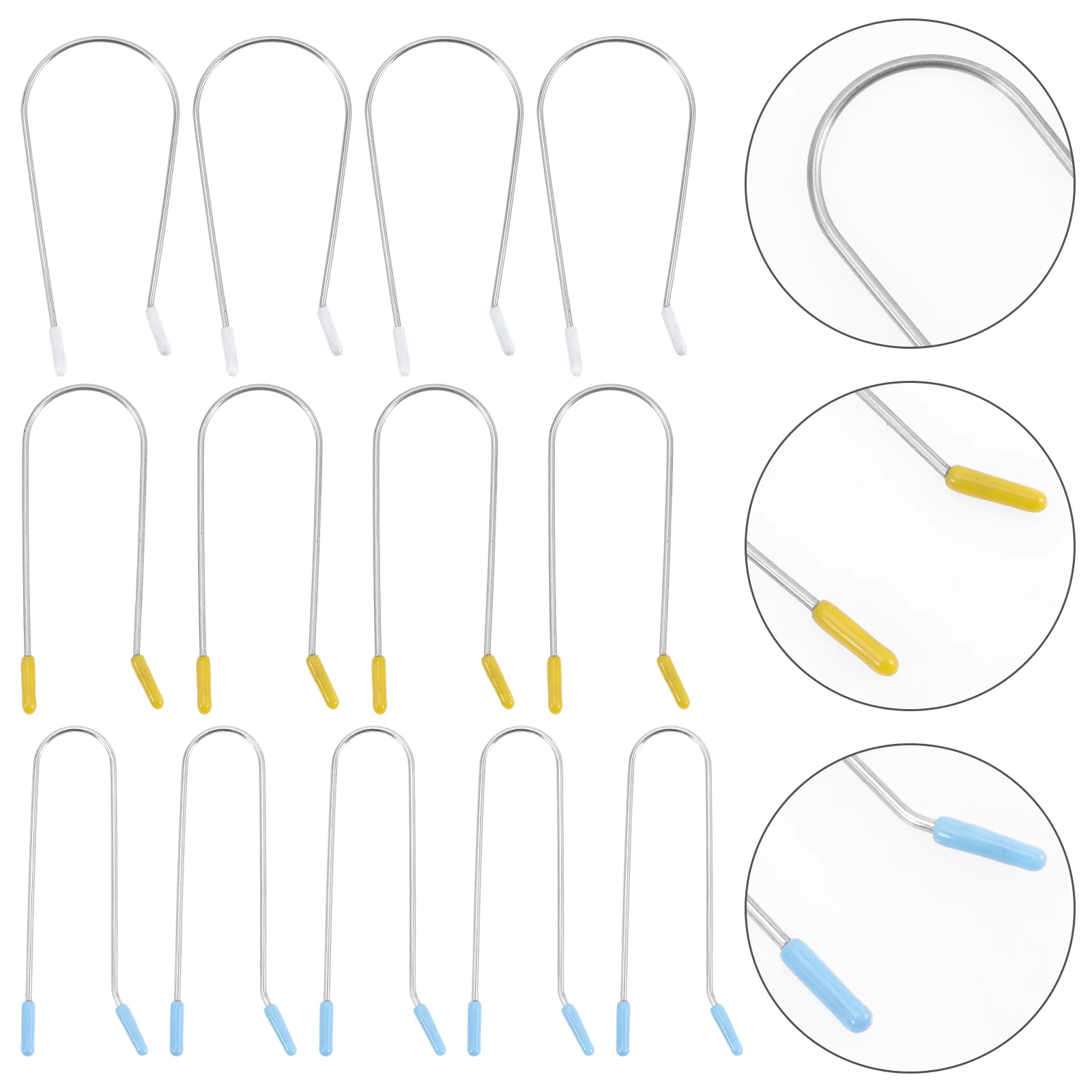 24 Stück Lockenwickler-Clips für Rollen, Locken, heißer Edelstahl, Sicherungsstift, Ersatz für elektrische Backenklemmen für Reisen