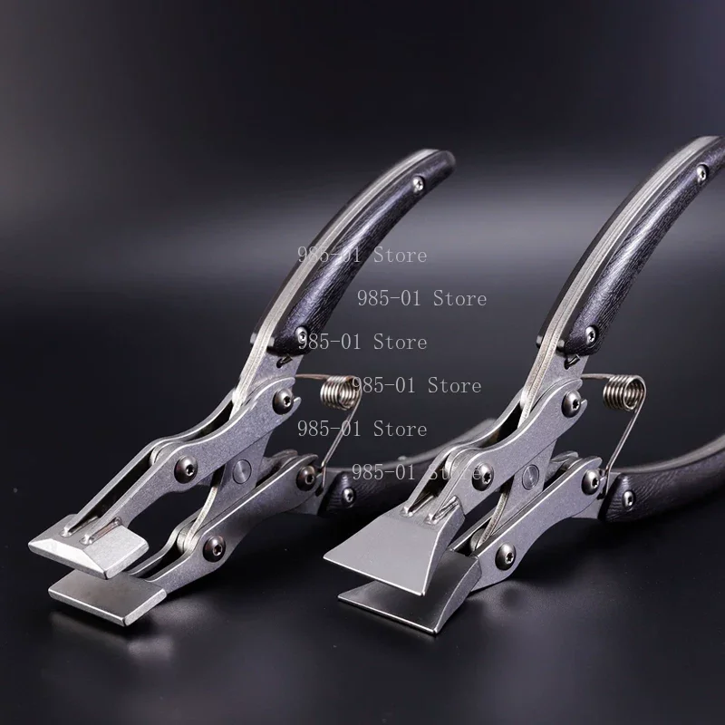 35mm Integrated Chuck Flat Nose Pliers Practical Parallel Pliers DIY Leather Craft Hand Tools