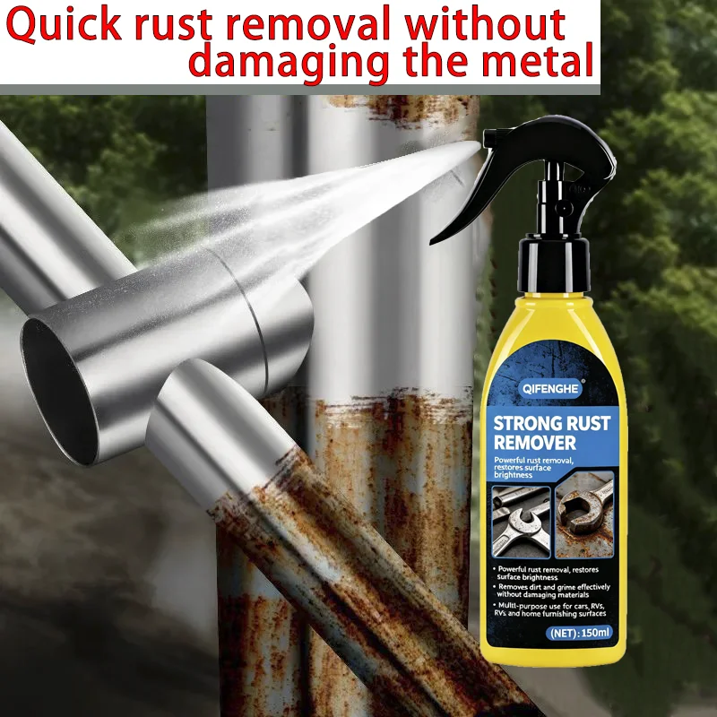 Strong Rust Remover, Powerful Rust Removal Restores Surface Brightness, Effectively Removes Dirt Grime Without Damaging Material
