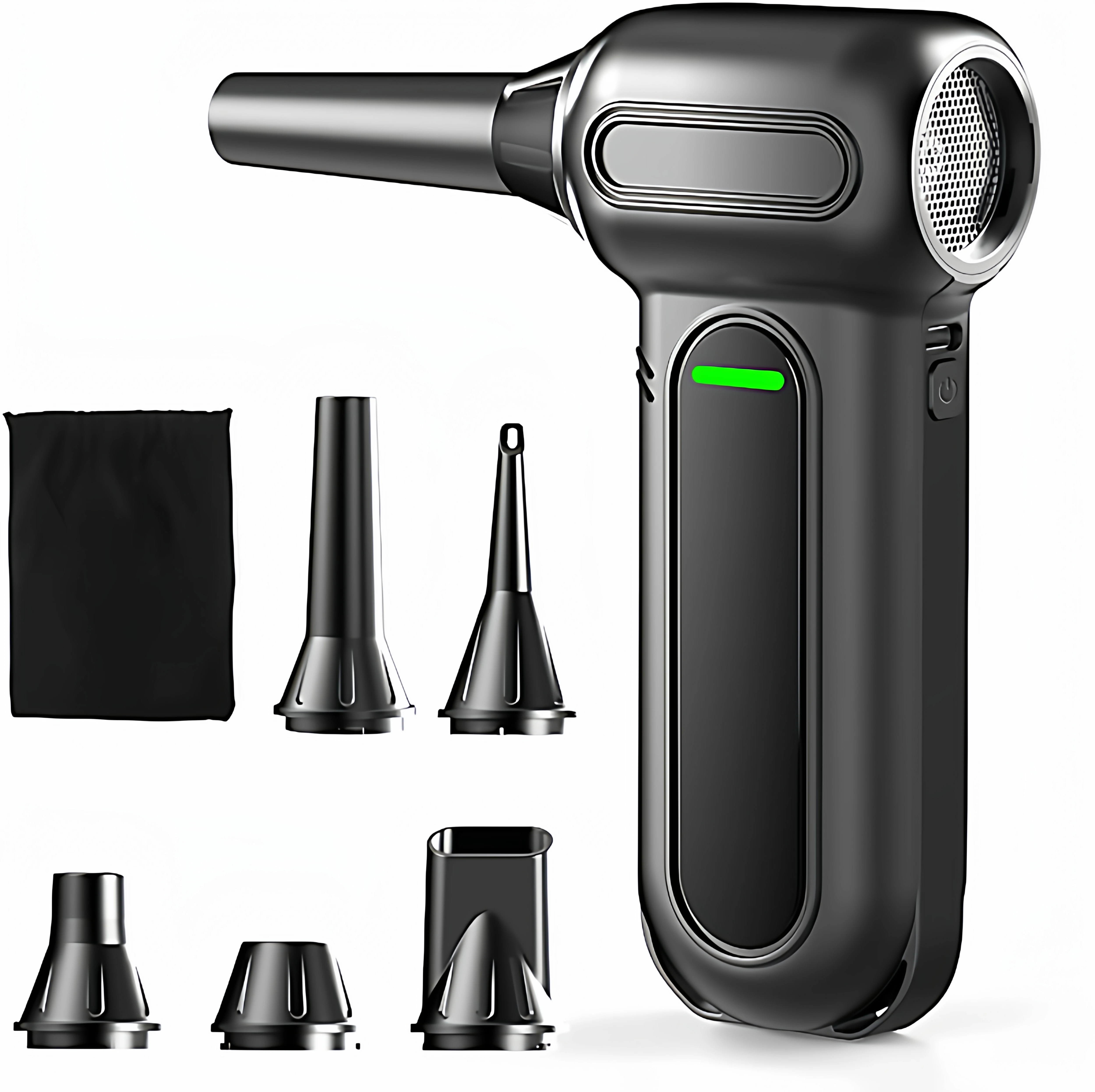 【Fast Delivery】Electric Air Duster Air Blower 150000RPM Super Power Turbo Fan Rechargeable 3-Gear Brushless Motor For Car/PC/Hom