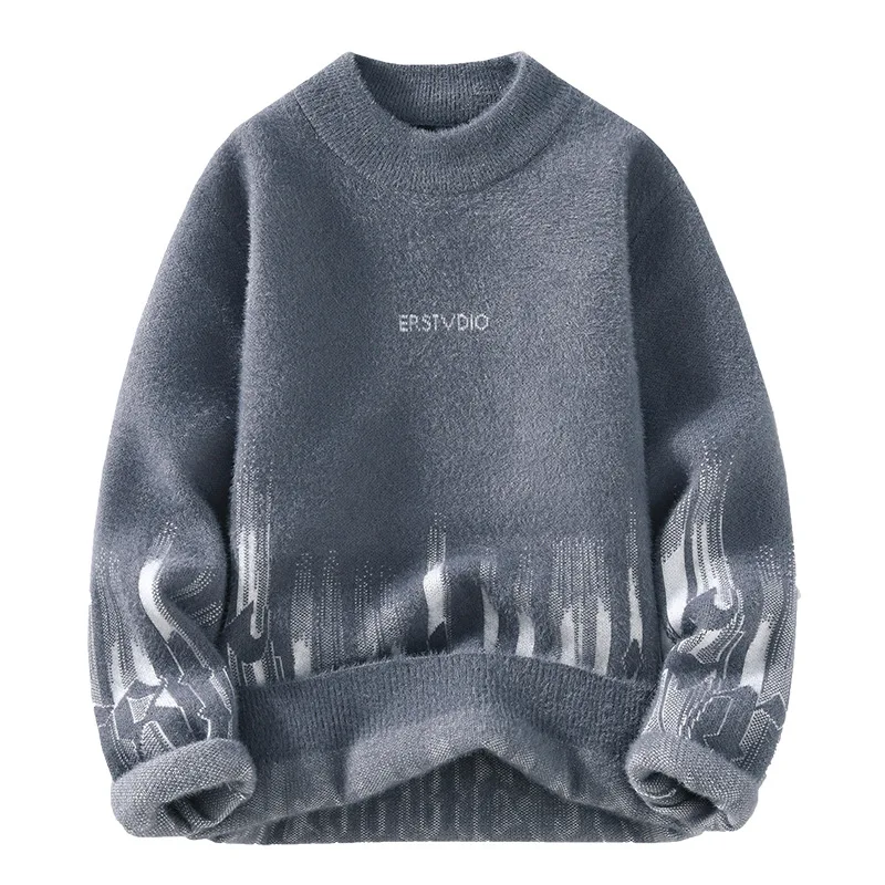 New Fashion Youth Student Versatile Round Neck Sweater for Autumn and Winter