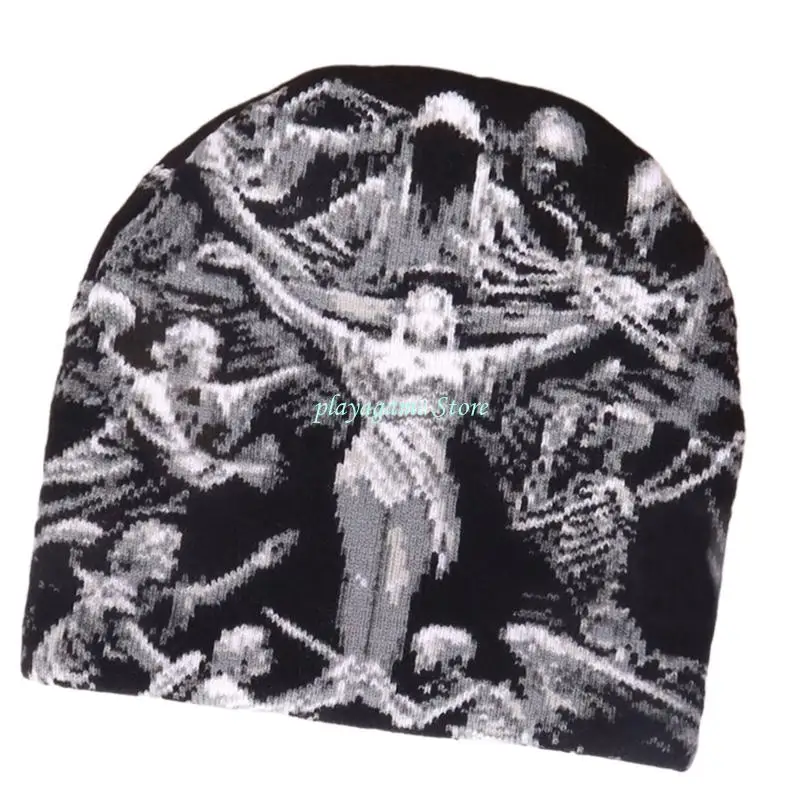 Y88A قبعة محبوكة خفيفة الوزن Y2kbug الراحة في مهرجان الموسيقى #2