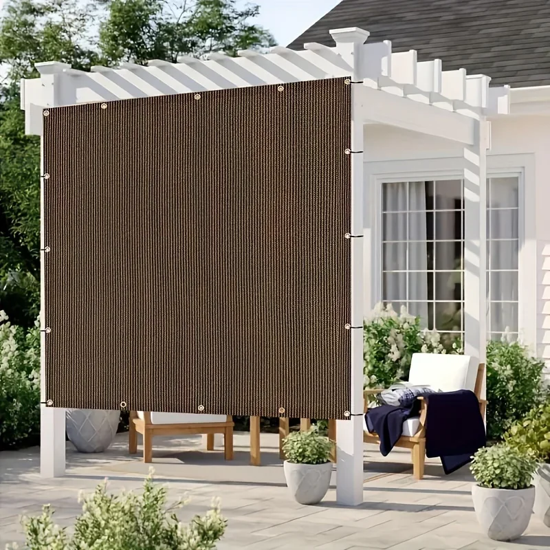 Auvent de protection UV marron - Outdoor Furniture Hdpe avis et prix