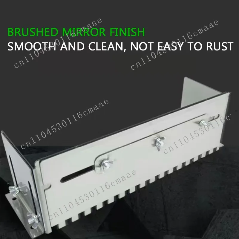 NEW  Stainless Steel Retractable Pull-Trough Artifact Scraper Ash Board Plaster Thin Tile Tile Scraper Tile Artifact