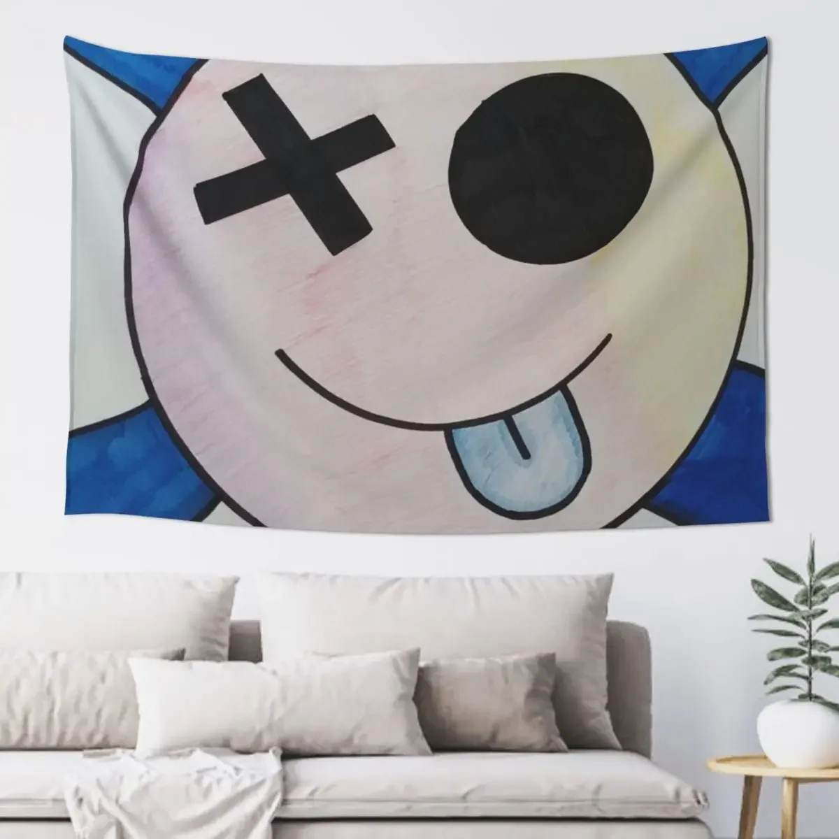 

The playful smile Tapestry Korean Room Decor Decoration Bedroom Aesthetic Room Decor Tapestry