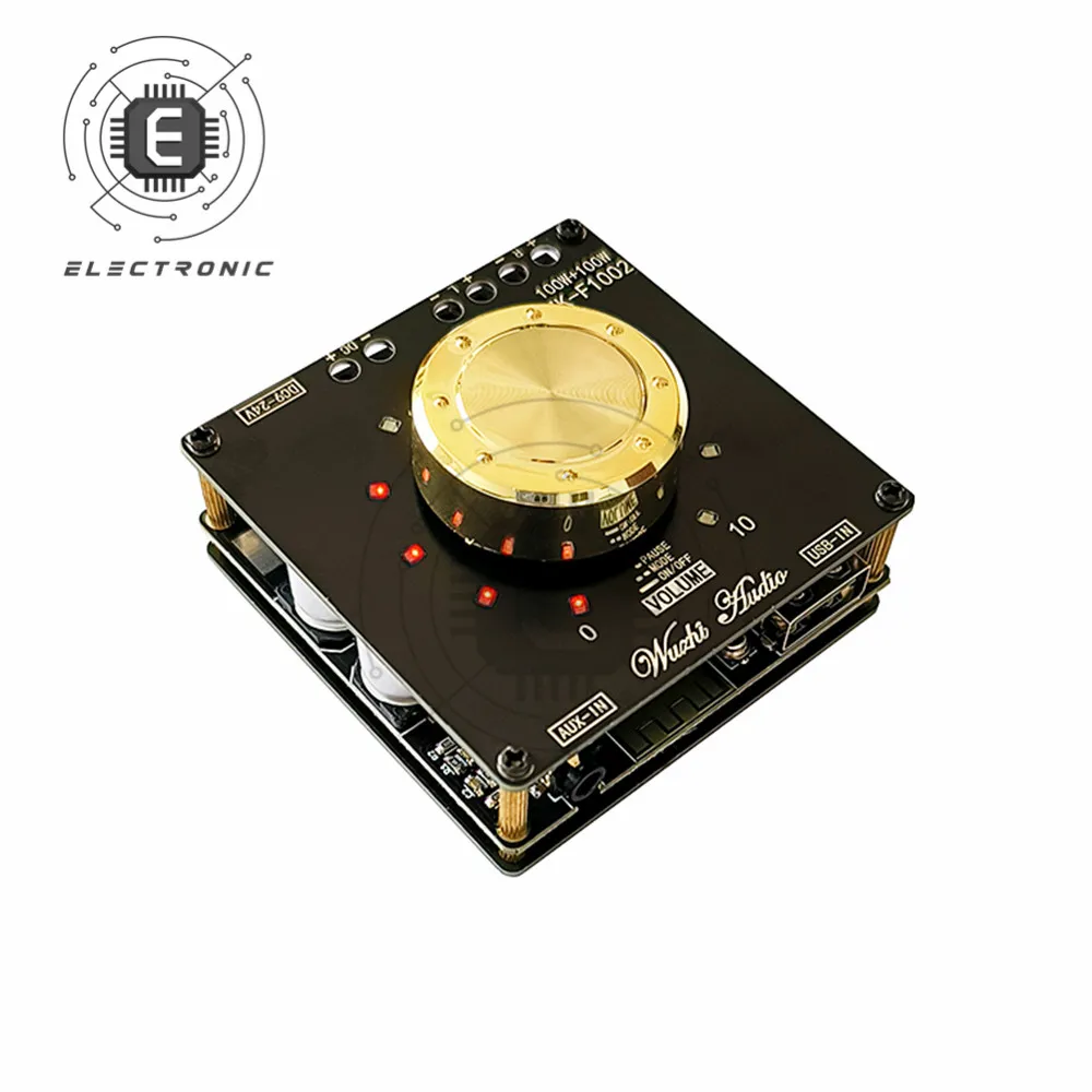 

Bluetooth-compatible 5.1 TPA3116D2 Digital Power Audio Amplifier Board 100WX2 100W*2 Stereo Amplificador Home Theater ZK-F1002