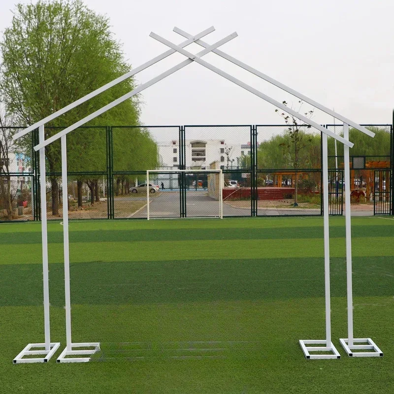 

New Wedding Iron Art Geometric Arch Forest Lawn Wedding Decoration Arch Wedding Stage Background Decoration Decoration