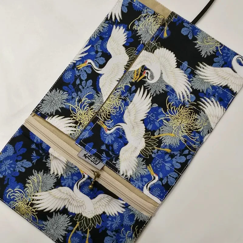 

Original DYR Pure Cotton Fabric Pen Bag Student Large Capacity Simple Stationery Storage Bag Office School Supplies Organizer