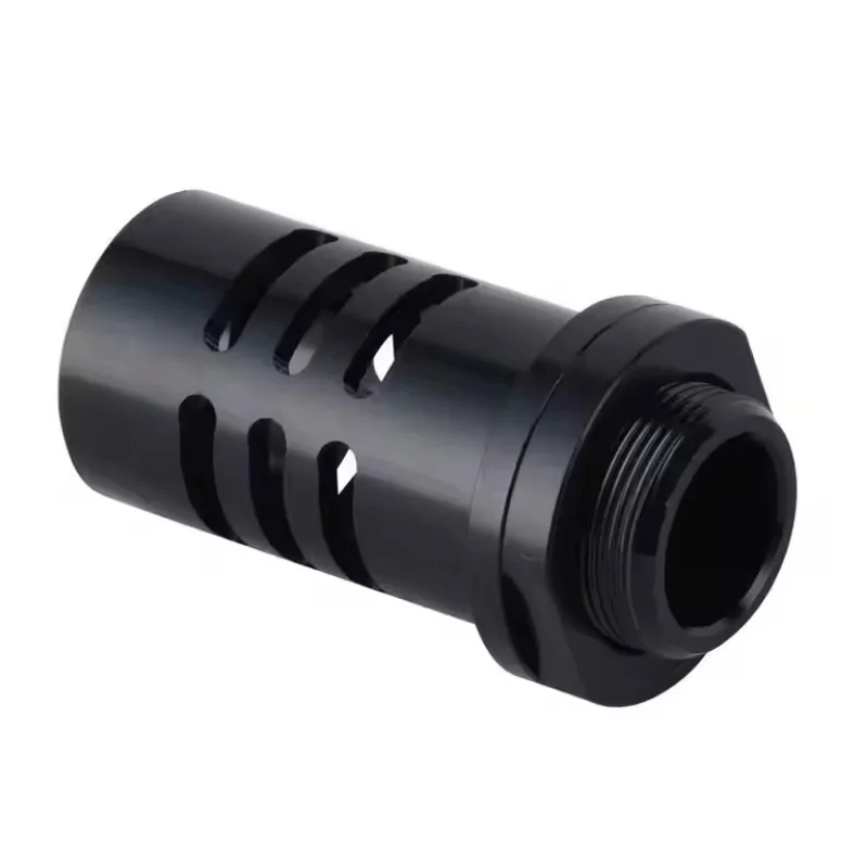 

Custom CNC Machined Black Nickel-plated Carbon Steel Vent Fittings Precision CNC Machining Parts CNC Milling Metal Parts
