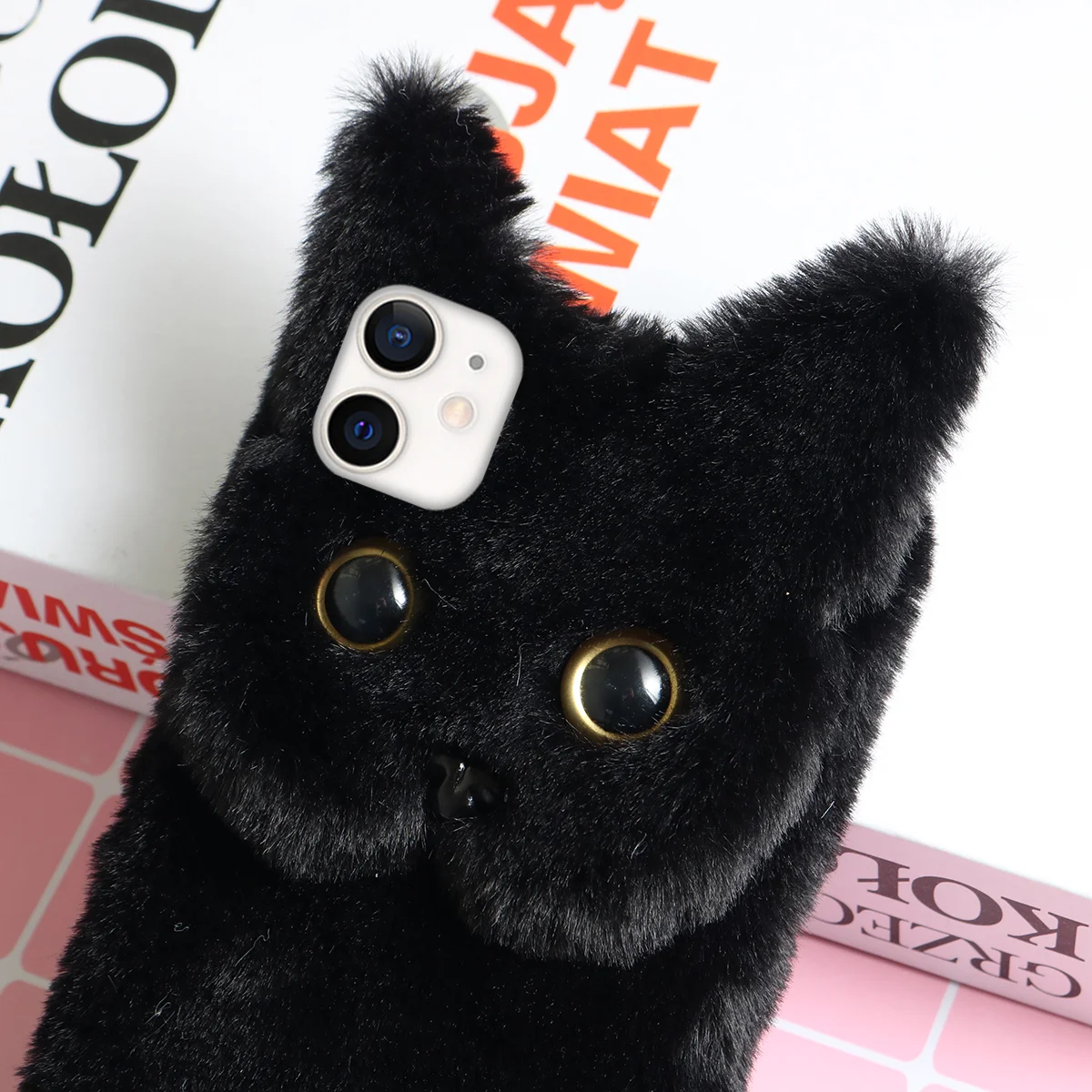 Cellphone Cover Protector Cases Plush Protective Shell Phones Decorative Fluffy