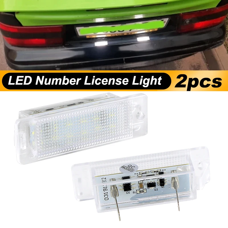 2pcs For Opel/Vauxhall Astra F 1992-1998 Calibra 1989-1997 Led License Plate Light Canbus Auto Parking Tag Lamps