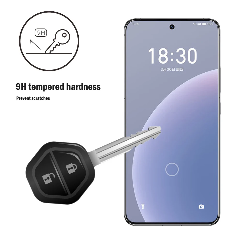 Für Meizu 20 Pro Screen Protector Volle Bildschirm Abdeckung Hohe Qualität Für Meizu 20 Pro Transparent Gehärtetem Glas Film 2,5 D 9 H – Detail 5