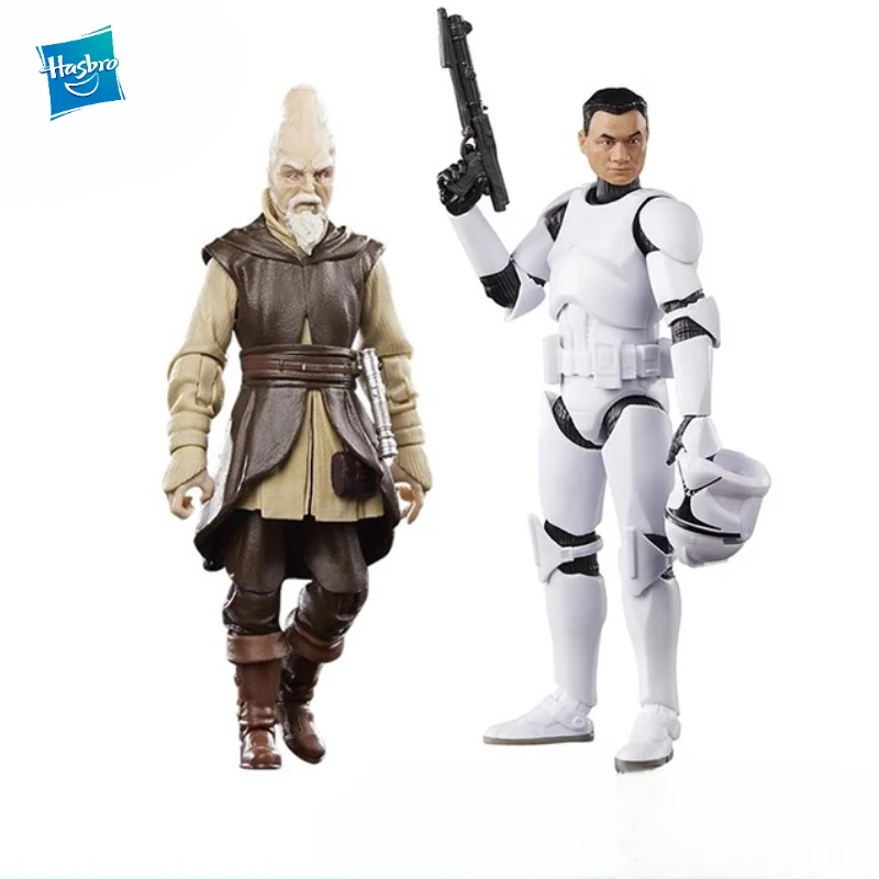 Hasbro Star Wars Attack of The Clones Ki-Adi-Mundi Clone Troopers Action Figure Model Toy Collection Birthday Christmas Gift