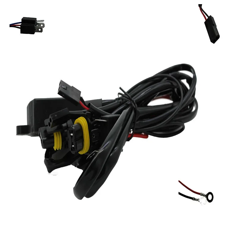 Relay Wiring Harness for Bi-Xenon HID Xenon Kit Headlight H4 Project Bike Complete Kit