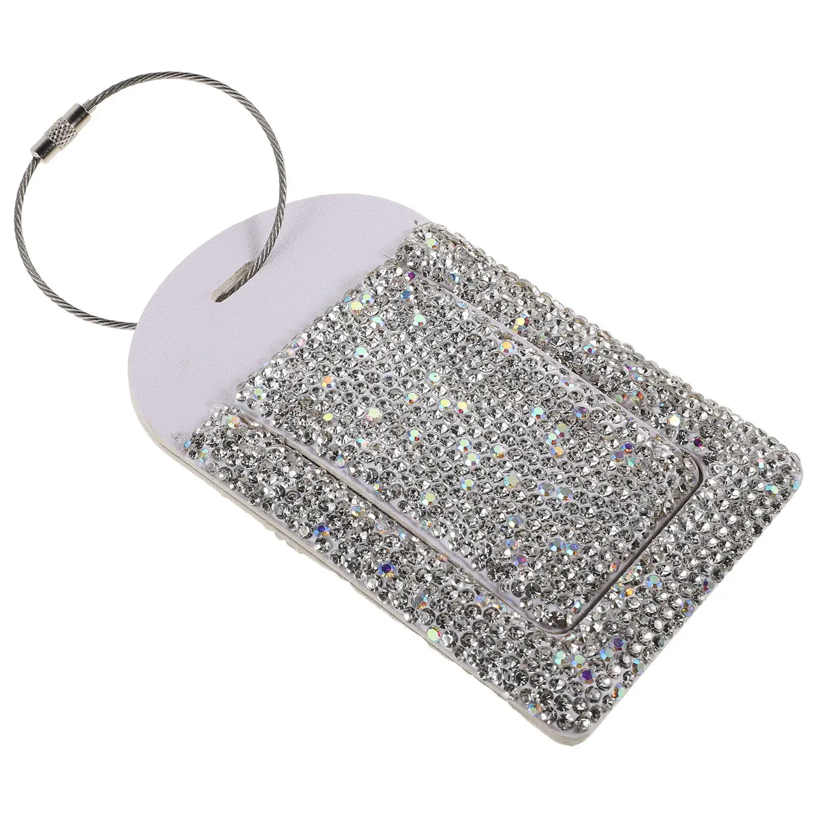 

Diamond Encrusted Luggage Tag Plane Decorate Tags Suitcases Decorative Compliant Bling Baggage Lockout for Cruise Key Labels