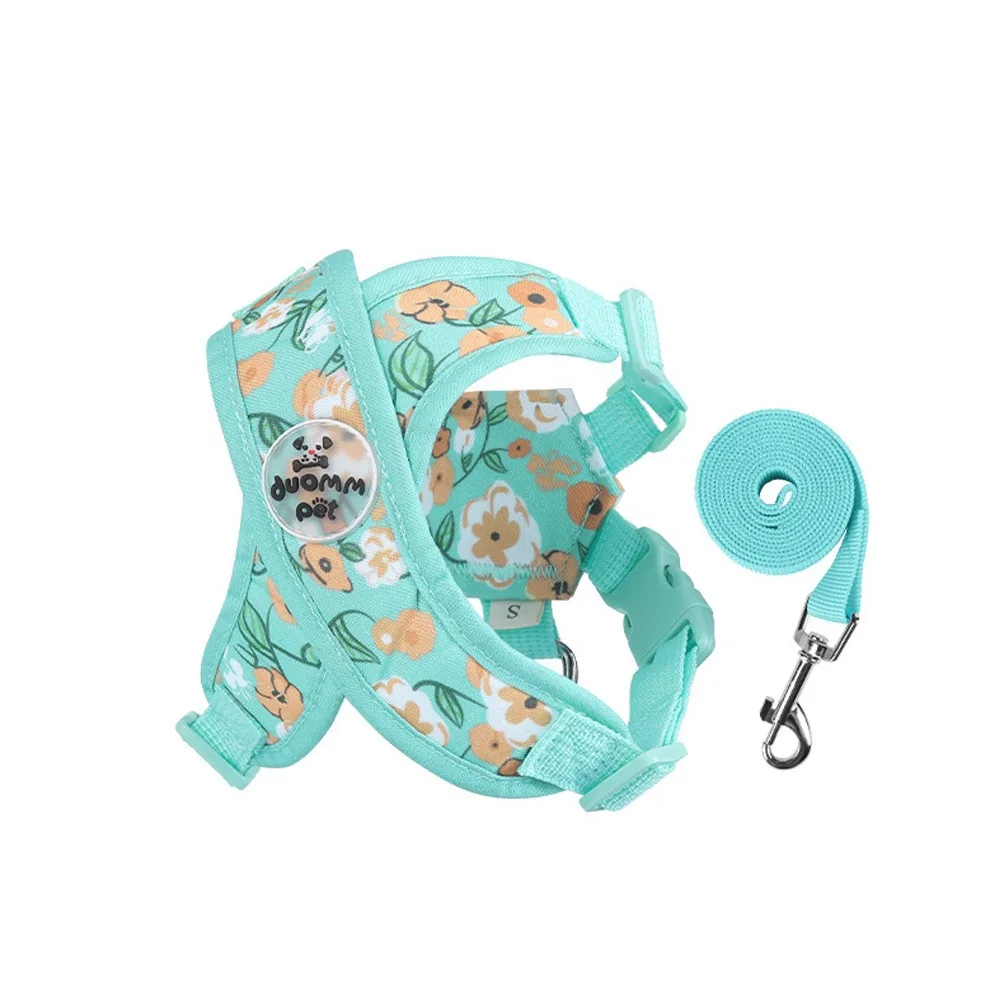 

Adjustable X Shaped Dog Harness Vest Escape-Proof Lightweight Puppy Leading Rope with Strap Breathable
