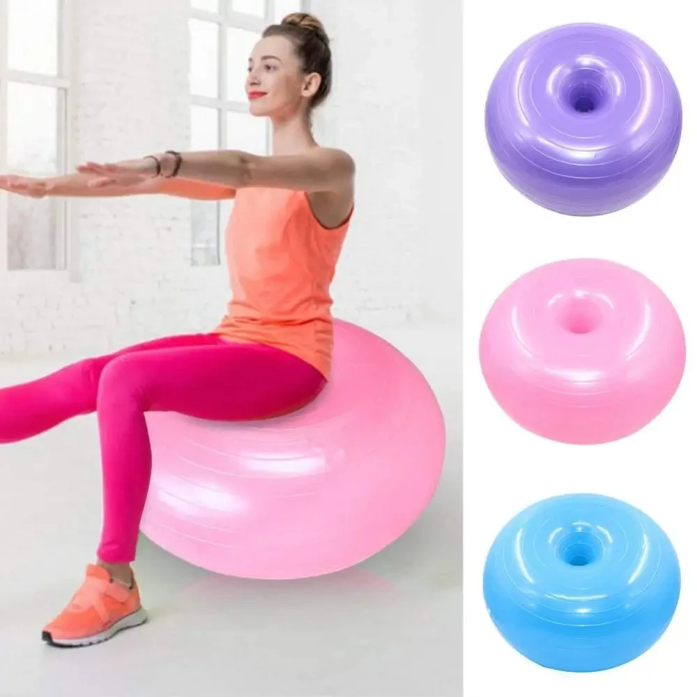 

Donut Exercise Ball Toy Workout Core Training Ball Swiss Stability Ball For Yoga Pilates Balance Training In Gym Office Toy