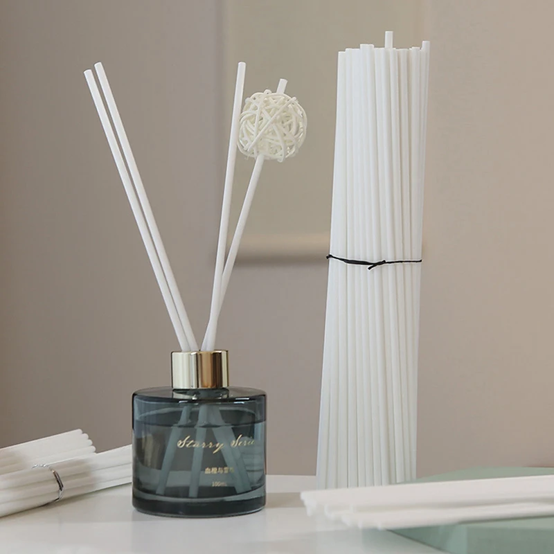 100PCS Diffuser Replacement Stick Aromatherapy Diffuser Refill Sticks Fireless Rattan Incense Expanding Stick Volatilizing Stick