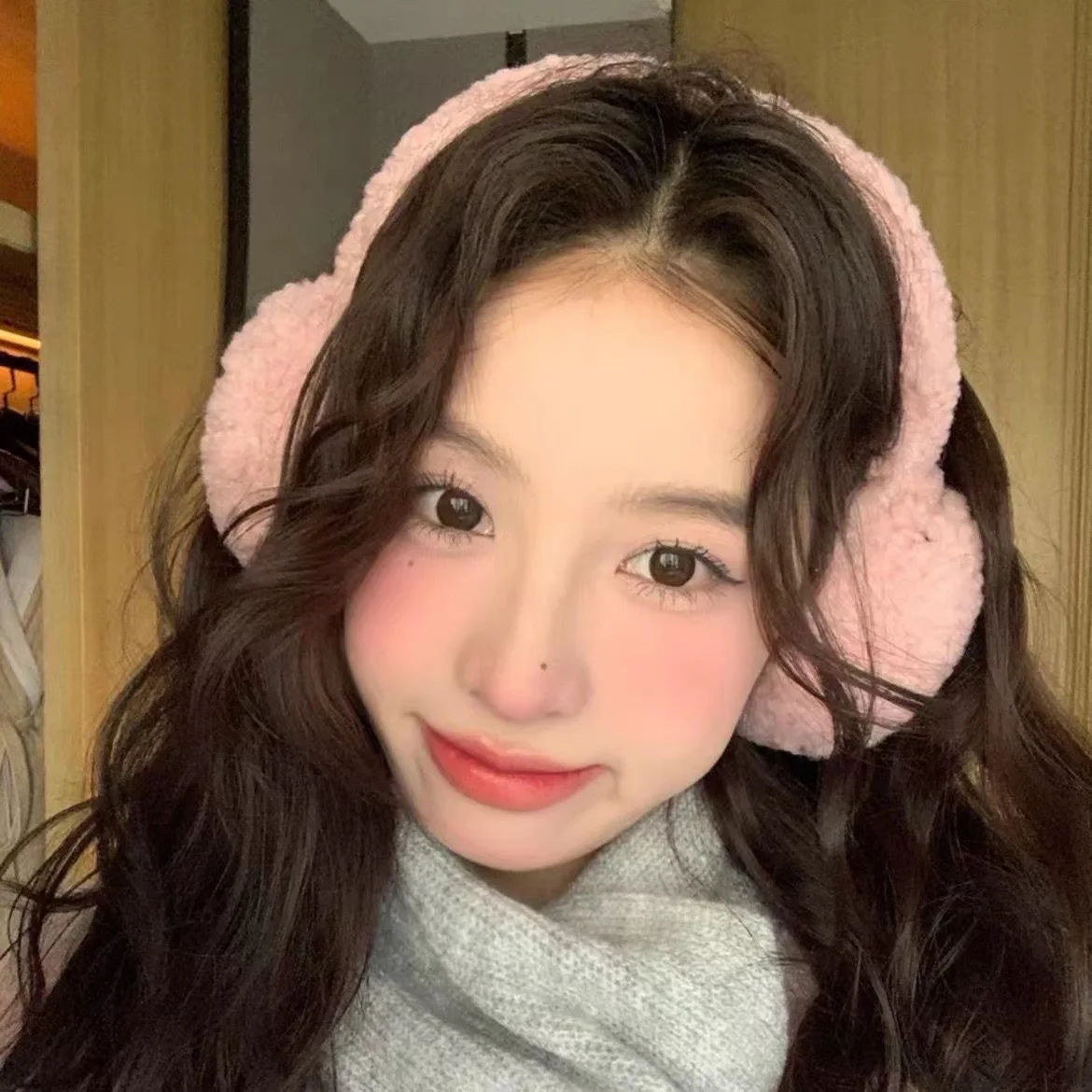 Minimalist Lambswool Plush Earmuffs Winter Fashion New Woman Girl Ear Muffs Popular Warm Outdoor Clothing Accessories