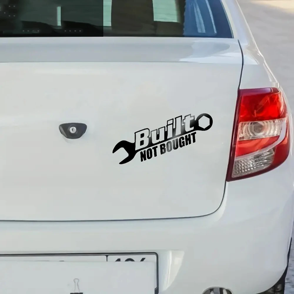 

Built Not Bought JDM Turbo Auto Stickers Creative Auto Motorcycle Trucks Racing SUV Bumper Laptop Suitcase Vinyl Decals