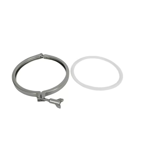 6"(154mm) OD167mm Sanitary Tri Clamp Stainless Steel 304 Middle Type Ferrule Flange, Sanitary Fitting for Home Brewing