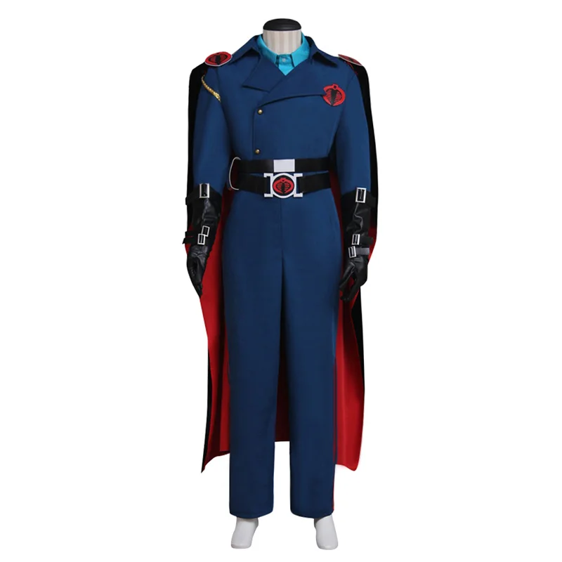 G.I. Joe The Rise of Cobra Cosplay  Commander Male Suit Adult Halloween Carnival Outfits