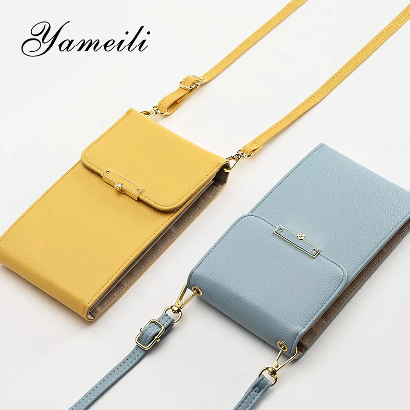 

2023 New Women's Messenger Bag Ladies Mobile Phone Wallet Mini Single Shoulder Bags Crossbody Card Holder Coin Purse For Female