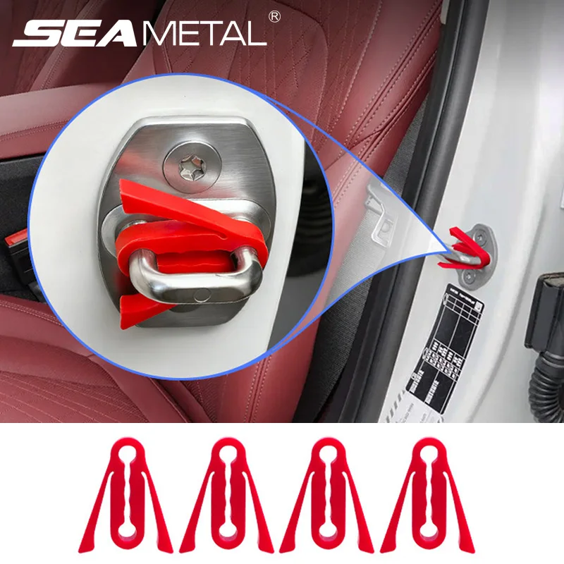 

SEAMETAL Car Door Shock Absorber Universal Silicone Auto Door Buckle Buffer Pad Reduce Noise Anti-Vibration Buffering Cushion