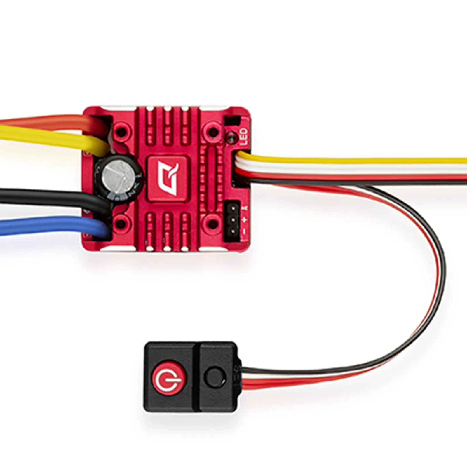 QUICRUN WP 1080 G2 Wodoodporny szczotkowany regulator prędkości ESC do samochodu gąsienicowego RC 1/10 1/8