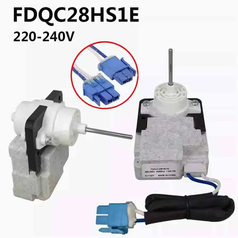 1PC New FDQC28HS1E AC220V For Panasonic Refrigerator Cooling Fan Motor Accessories