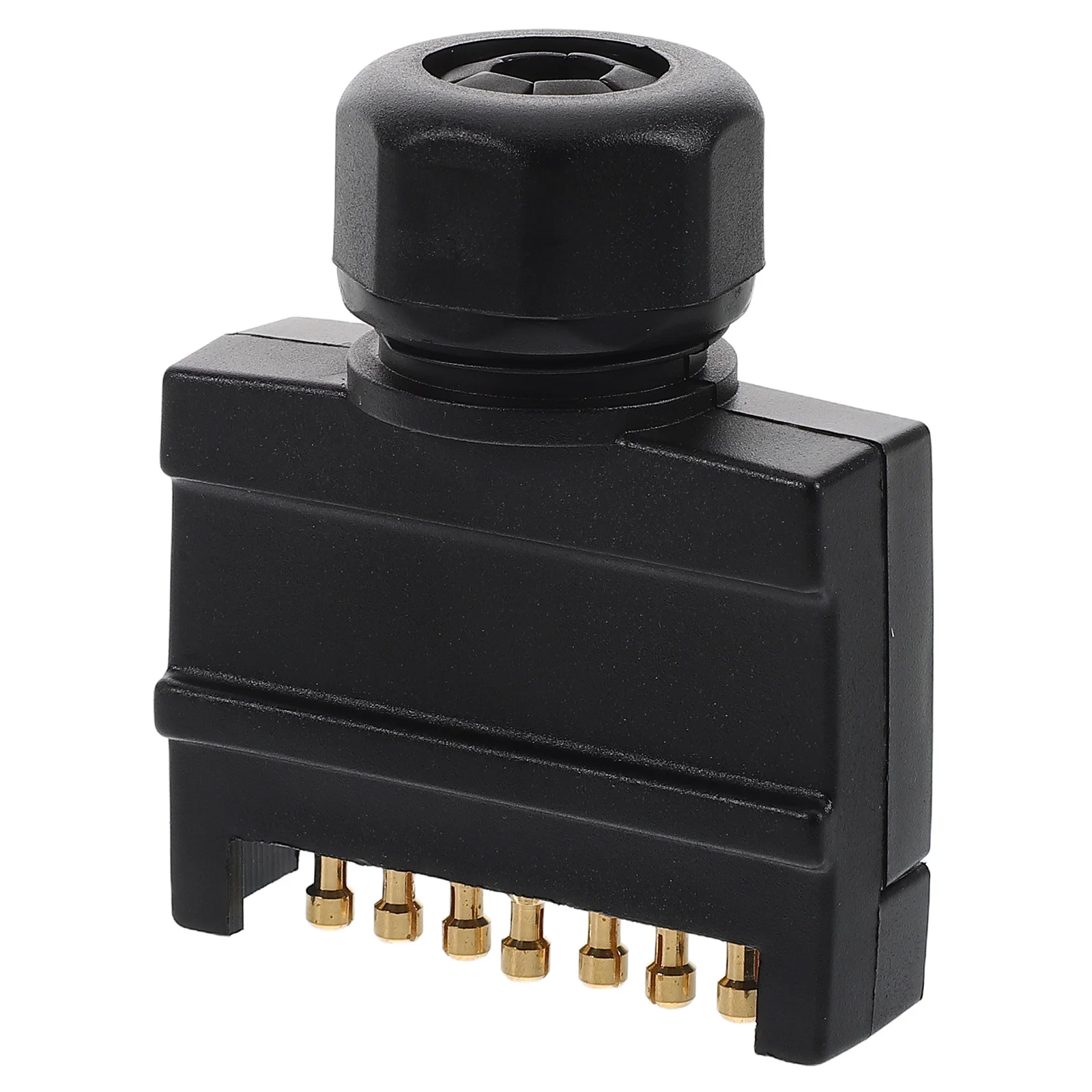 

7P RV Socket Connector Plug Towing Adaptor Trailer Lights Parts Copper Brake Bracket Durable Compact Splitter Wiring Electrical