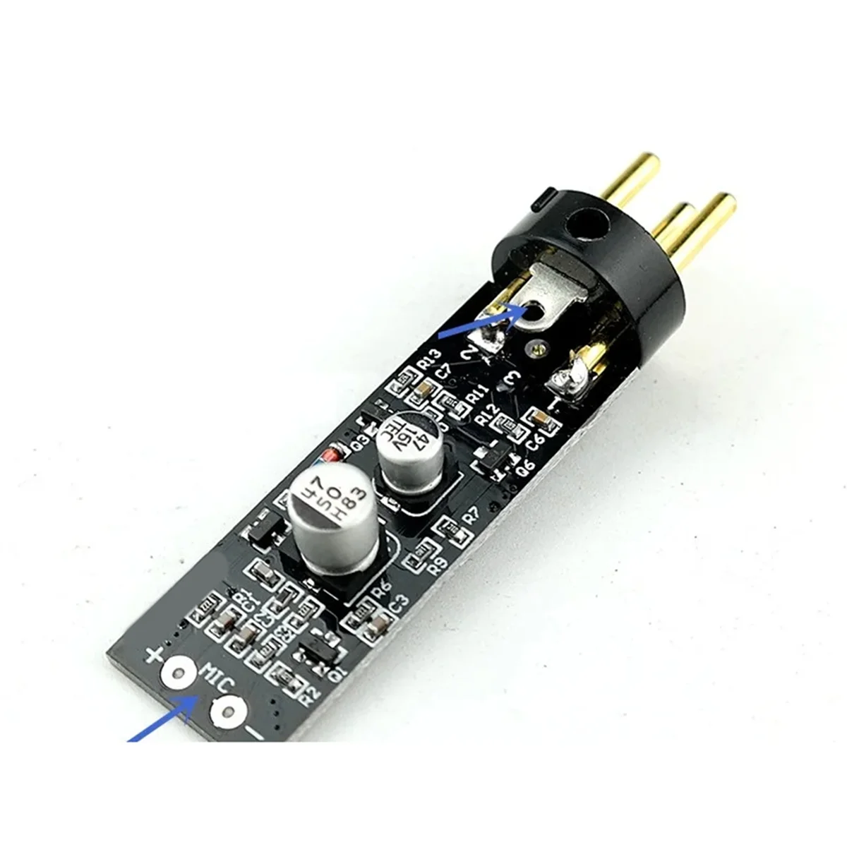 

ABFKL 15-48V Phantom Power Electret Condenser Microphone Amplifier Board for K Song Recording Conference Speech 125db NEW