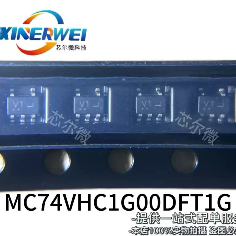 10-100pcs original MC74VHC1G00DFT1G SOT353 silk screen V1 V1 chip MC74VHC1G00DFT