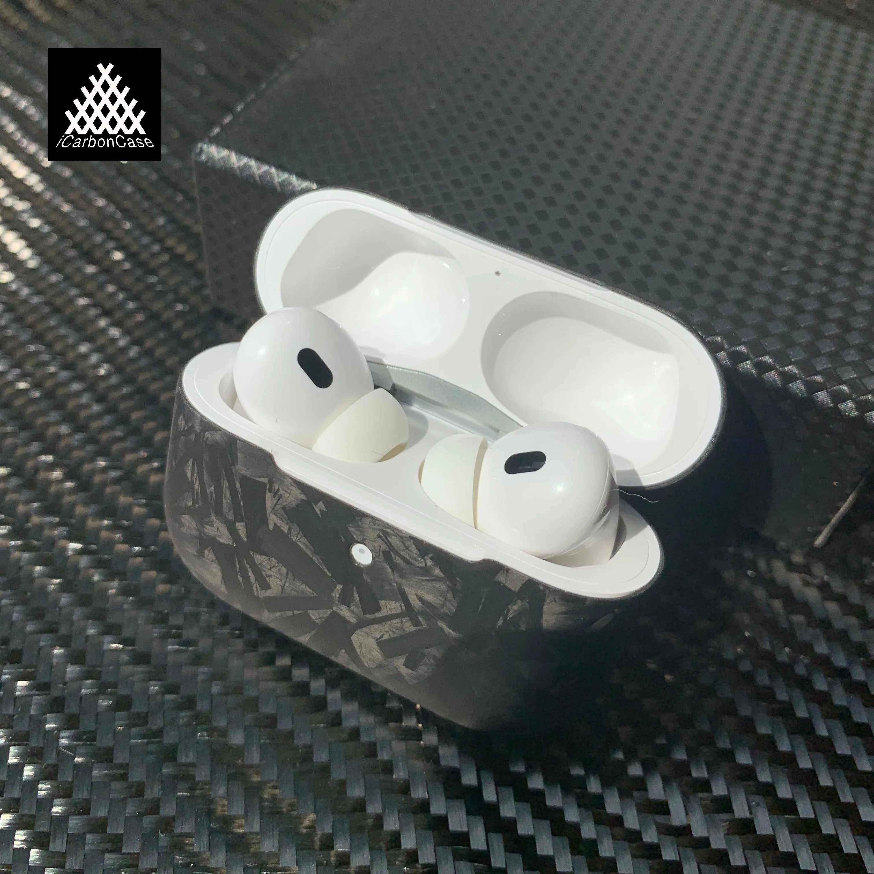 حافظة من ألياف الكربون غير اللامعة لهاتف Apple AirPods Pro 3 2 1 Airpods 3 4 Gen غطاء حماية خفيف لسماعات Airpod Pro2
