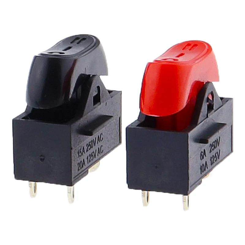 1PCS KCD15-103/T Hair Dryer Switch 3 Pins Rocker Switch 3 Position ON-OFF-ON boat shaped switch