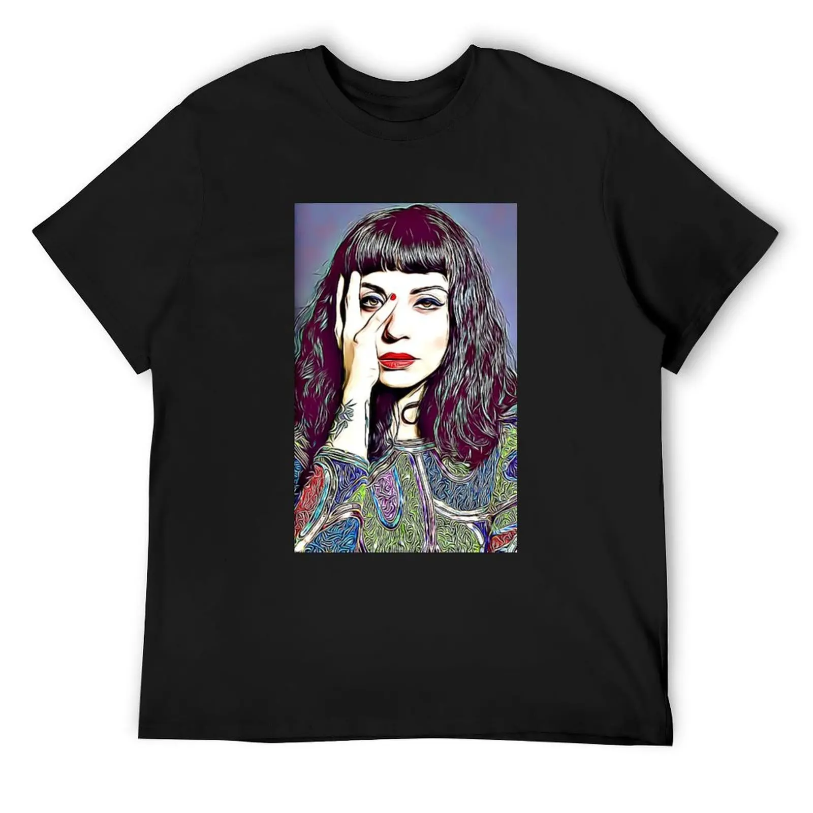 

Mon Laferte My Good Love Sticker T-Shirt customs korean fashion mens t shirts casual stylish