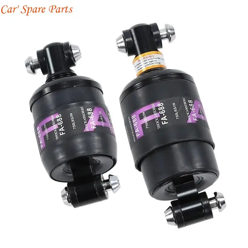 Y4UA Bike Rear Suspension Spring Shock Absorbers 100/125mm Rear Shocks 750LBS