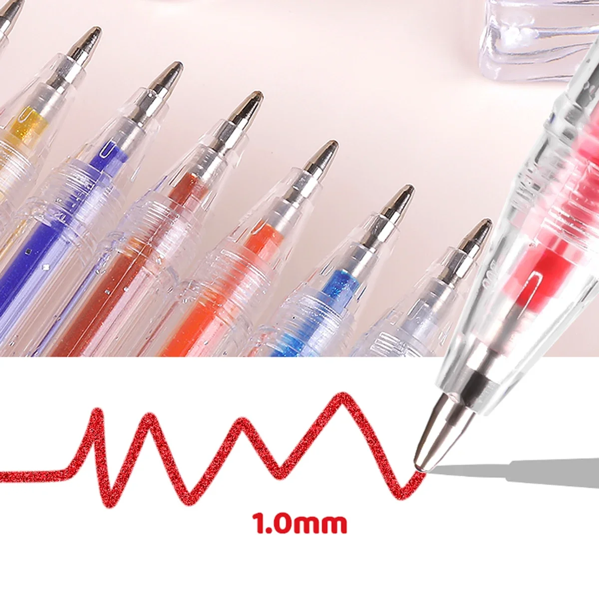 8-60 Colors Glitter Gel Pen Se - Gel Ink Pen Set review and price