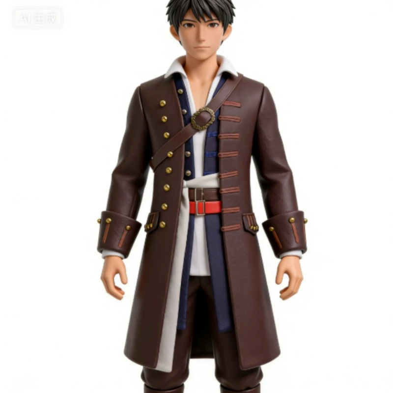 

Pirates of the Caribbean Jack Sparrow Movie Cosplay Costume Full Set for Halloween