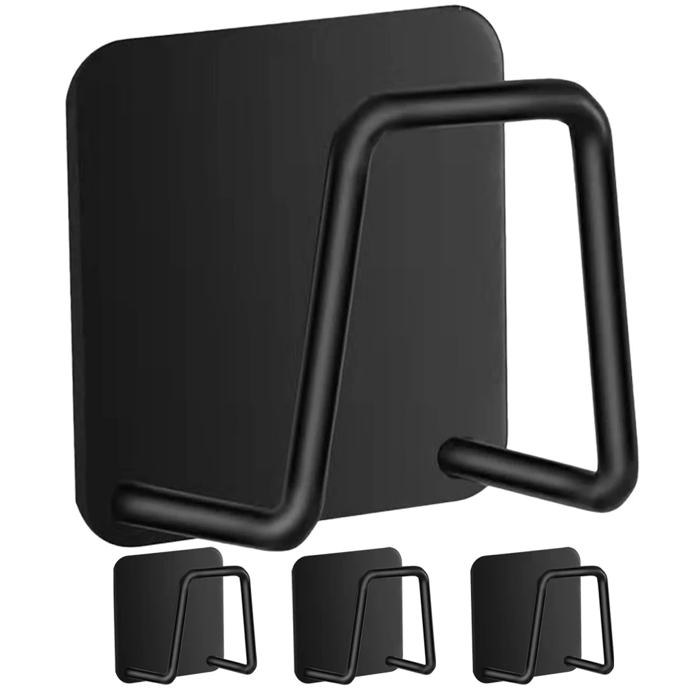 4 Pcs Stainless Steel Sponge Holder Compact Wall Rack Kitchen ganizer Multi Function Draining Shelf Home Accessory Thick