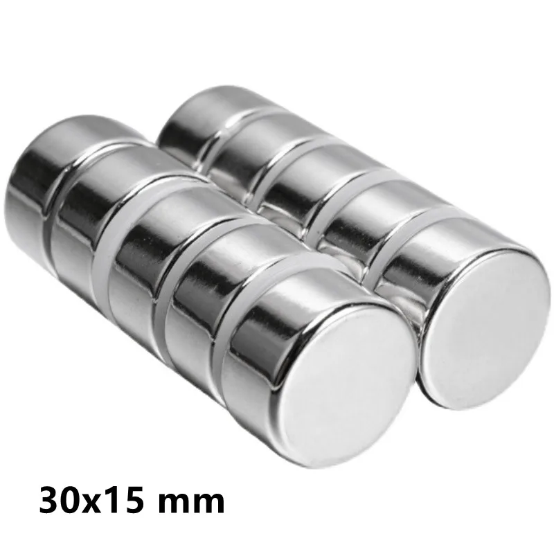 1/2/3/5PCS 30x15 mm Neodymium Strong Magnets 30mmx15mm Permanent Round Magnet Disc 30x15mm Powerful Magnetic 30*15 mm