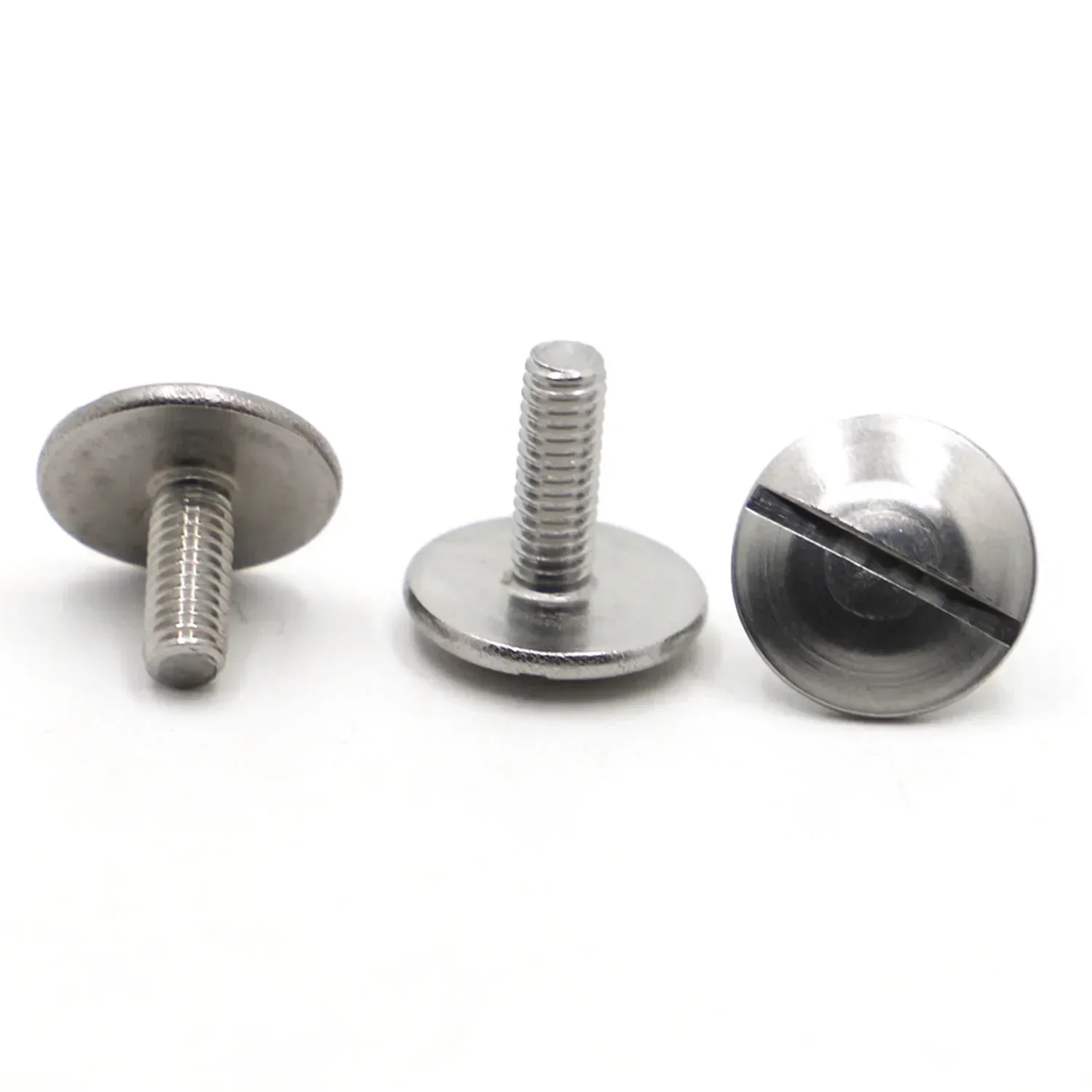 GB947 304 Edelstahl Extra Große Rundkopfschraube mit Schlitz M2 M2.5 M3 M4 M5 M6 – Detail 4